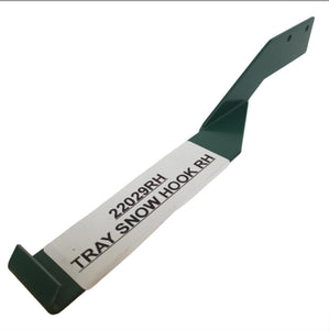 Snow strap for tray rooofing